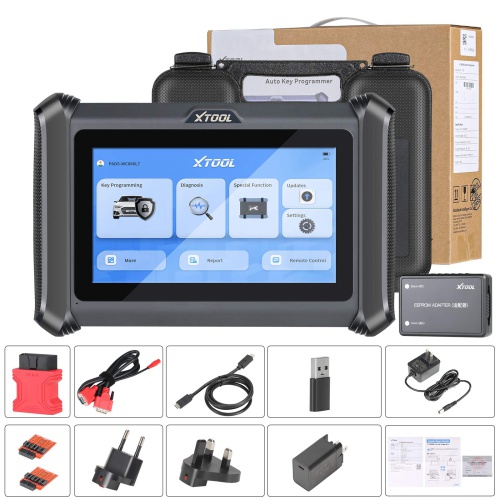 [UK Ship] 2024 XTOOL X100 Pads Key Programmer All Systems Diagnostic, 32+ Services, ABS Bleed, Oil Reset, Throttle, CAN FD/DoIP Upgrade of X100 PAD